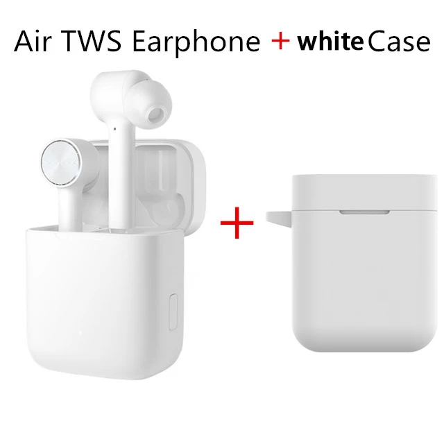 Оригинальные наушники Xiaomi Air TWS Airdots Pro, bluetooth-гарнитура, стерео, ANC переключатель, ENC, автоматическая пауза, управление нажатием, беспроводные наушники - Цвет: white add white