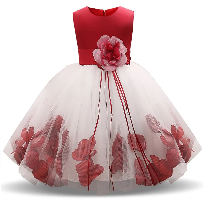 

4-10Years Girl Summer Dress Kids Clothes Flower Girls Dresses For Wedding Evening Party Ball Gown Children Clothing Robe Fille