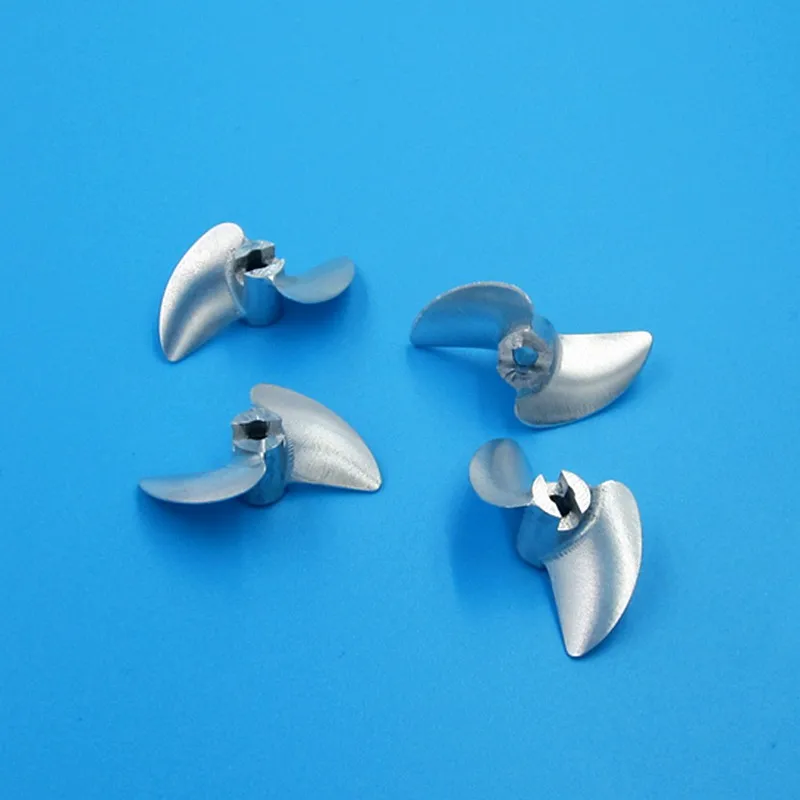 

RC racing boat metal 1.4" pitch propeller 2-blade 3.0mm/3.17mm shaft size 30/32mm outer diameter CNC 7075 aluminum alloy props