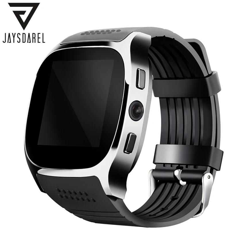 

JAYSDAREL T8 Smart Watch Support SIM TF Card Camera Sync Call Message M26S Bluetooth Military Smart Wristwatch for Android iOs