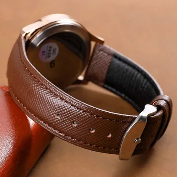 

Mesh Genuine Leather Watchband Watch Strap Accessories 12mm/14mm/16mm/18mm/20mm/22mm/24mm High Quality Wrist WatchBand Bracelet