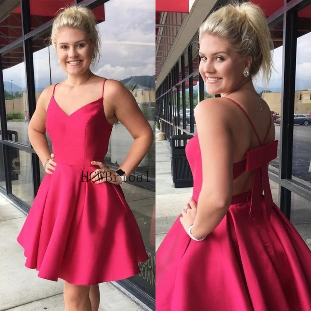 hot pink prom dresses 2019