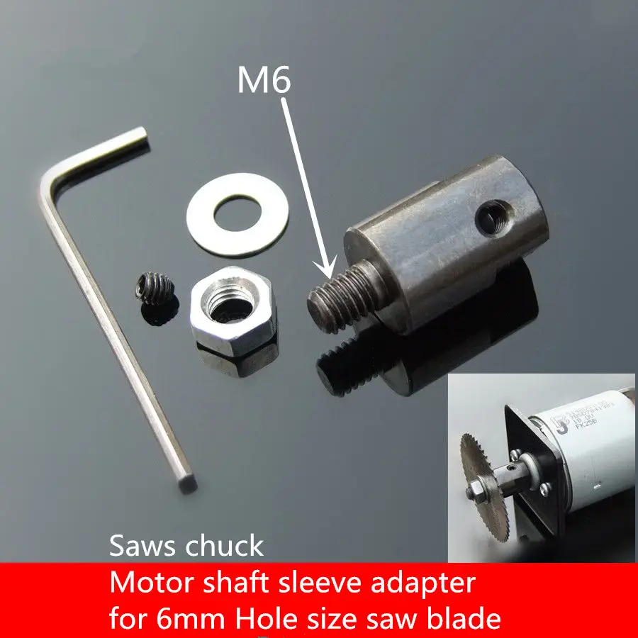 1PCS SC029 Saw blade shaft sleeve DIY Saws chuck Motor shaft sleeve