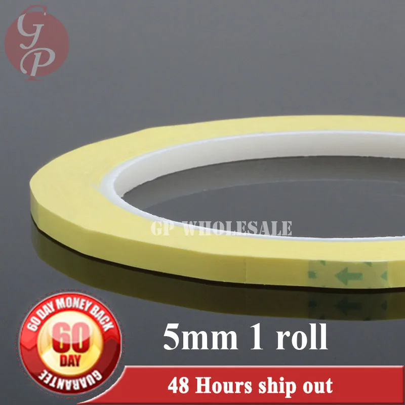 5mm*66M*0.06mm PET High Temperature Withstand Insulation Anti-Flame Adhesive Mylar Tape for Transformer Yellow good performance |