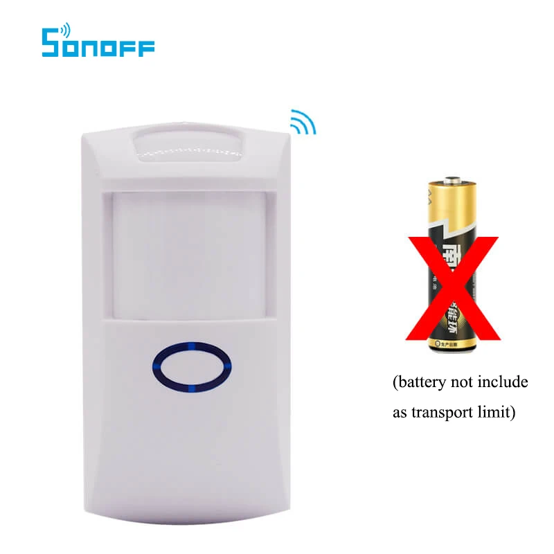 

New Arrival Sonoff PIR2 433Mhz RF PIR Motion Sensor Compatible with RF Bridge for Smart Home Alarm Security