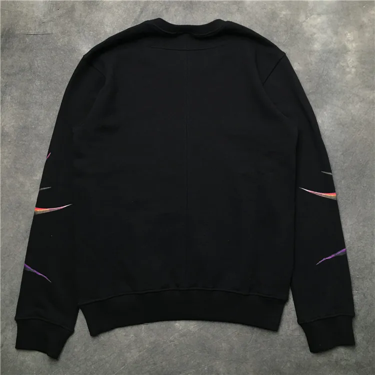 Новинка 19ss, мужские толстовки с абстрактным узором, худи, толстовки с капюшоном, вельветовые хлопковые толстовки с капюшоном, уличные толстовки из плотного флиса, хип-хоп# H36