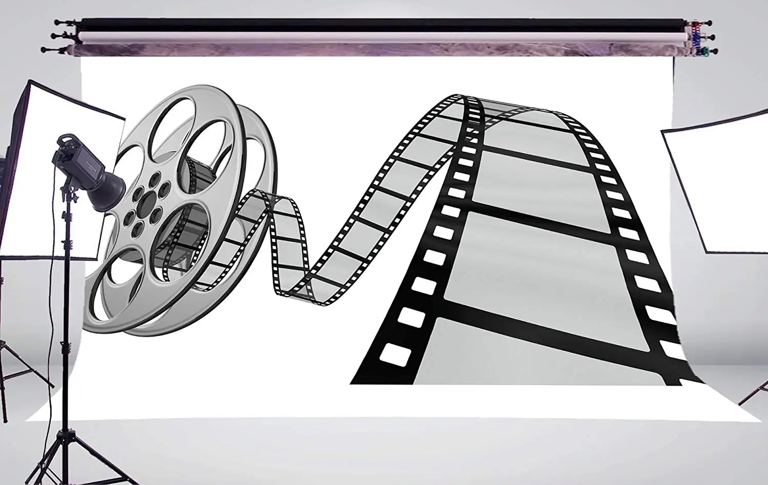 Старый фильм камера Clipart фотография Фон катушка фон тема стена 5x7ft|Аксессуары для