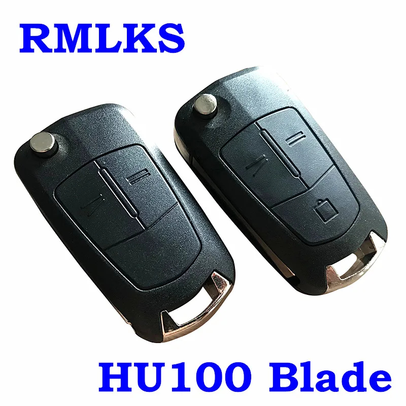 

RMLKS Flip Key Shell For OPEL Astra H Corsa D Vectra C Zafira 2 3 Button Remote Car Key Case Uncut Blade Blank Replacement Fob