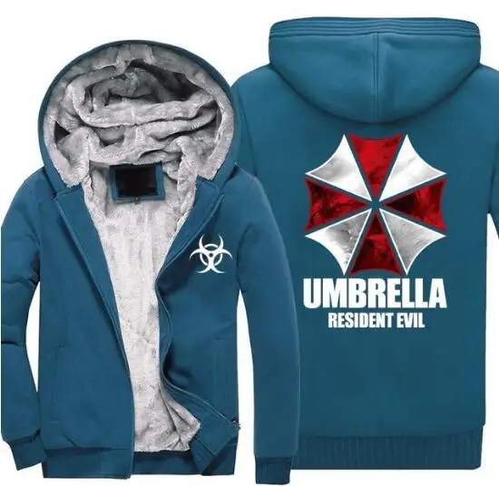 9 цветов Resident Evil Umbrella corporation Логотип печати Для мужчин толстовки мужской из