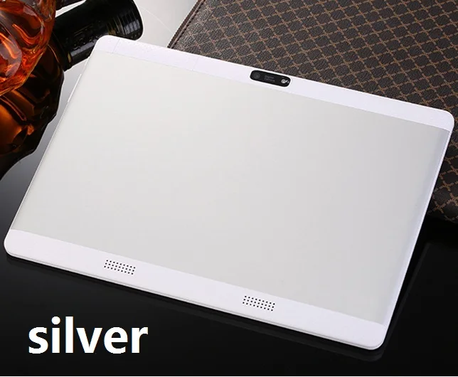 Silver 10,1 дюймовый планшет, четырехъядерный процессор, 3 Гб ОЗУ, 32 Гб ПЗУ, 1280*800 ips, устойчивый к царапинам, Android 8,0, gps, планшеты, 10 медиапланшетов - Комплект: Silver