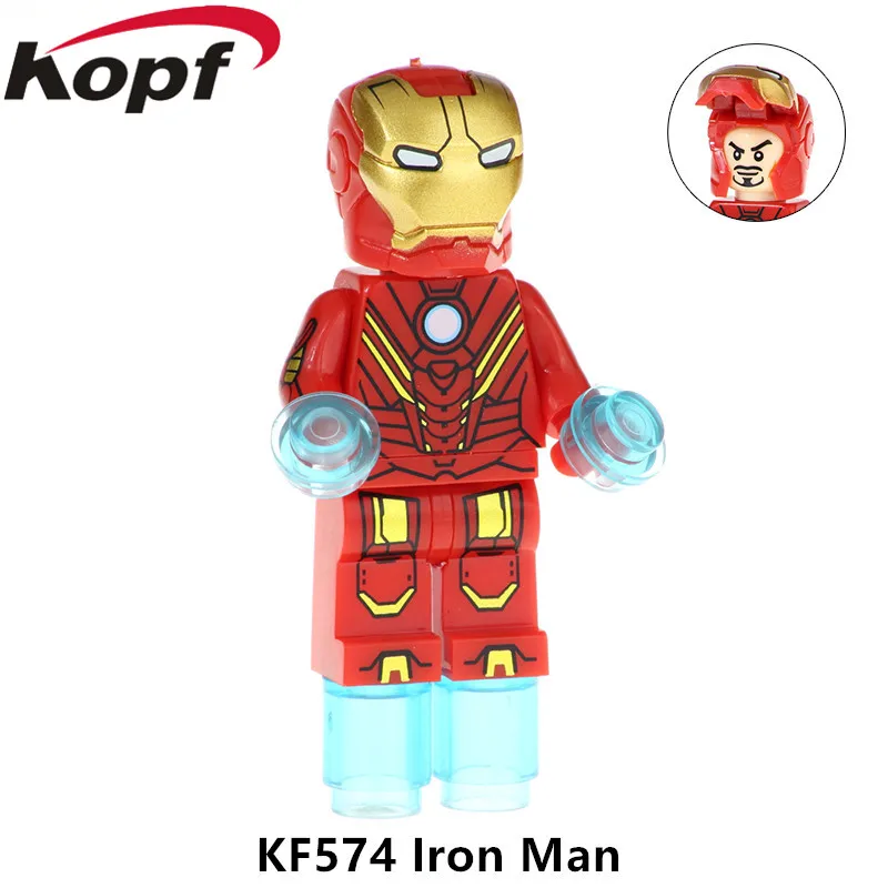 

KF574 Buiding Blocks Super Heroes Iron Man Batman Spiderman Superman Antman Action Figures Collection Bricks For Children Toys
