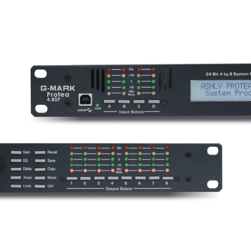 Высокое качество G-MARK Protea 4.8SP обработка сигнала аудио цифровая система Процессор 24 бит 4 в 8 из эквалайзера задержки усиления