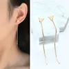 Pendientes coreanos con borla triangular para mujer, joyería, aretes llamativos, exagerados, venta al por mayor ► Foto 2/5