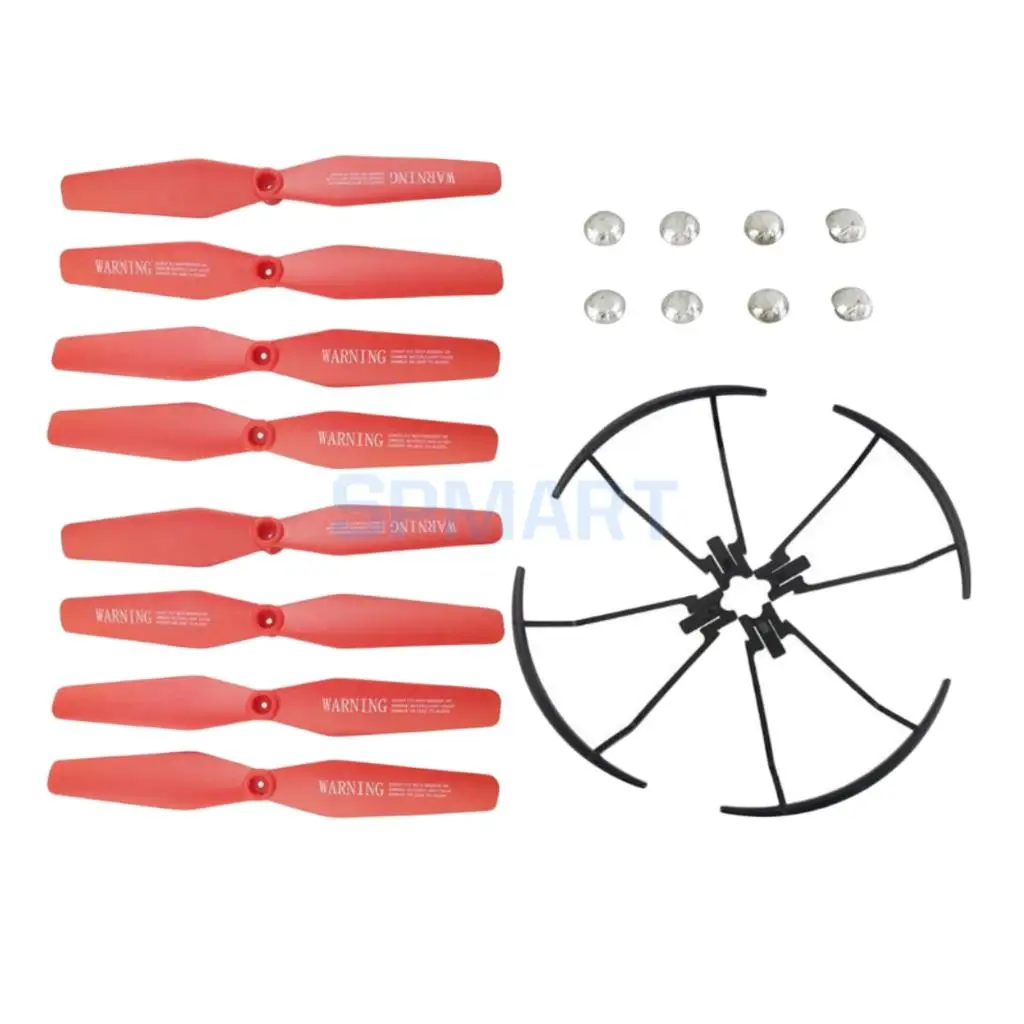 RC Four-Axis Helicopter Accs Red Protective Protector Props for VISUO XS809W