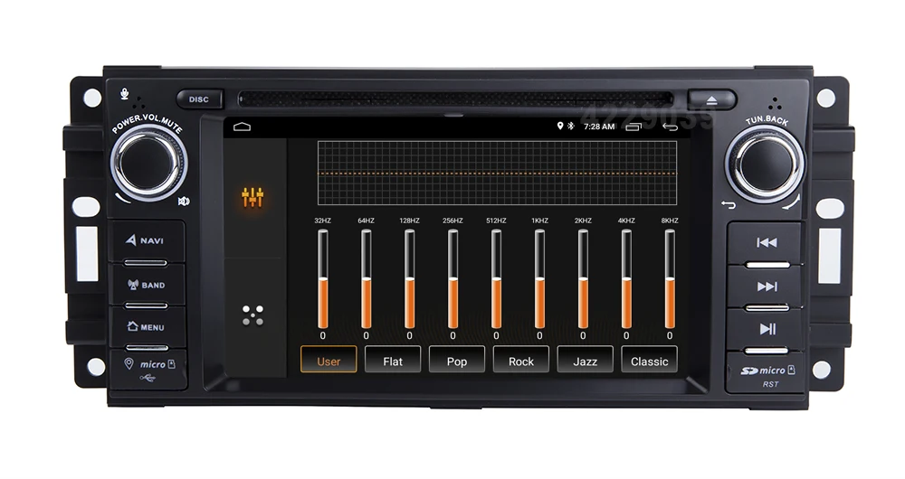 Clearance Android 8.1 Car DVD Player for JEEP COMMANDER/GRAND CHEROKEE  with Radio WiFi 18