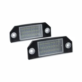 

License Number Plate Lamp for Ford Focus MK2 Ford C-MAX MK1 2003-2010 Error Free 24 White LED Rear Light Car Bulbs