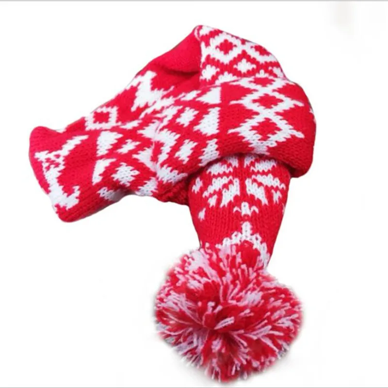 Warm Winter Pets and Owners Parent-child Scarf Red Fashionable Warm Scarf Knitting Thicken Scarf Grooming Accessories For Pets Warm Winter Pets and Owners Parent-child Scarf Red Fashionable Warm Scarf Knitting Thicken Scarf Grooming Accessories For Pets