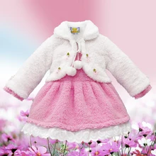 Г. Одежда для маленьких принцесс из кораллового флиса с длинными рукавами; Теплая Зимняя Блузка из 2 предметов; модная детская одежда; детская одежда