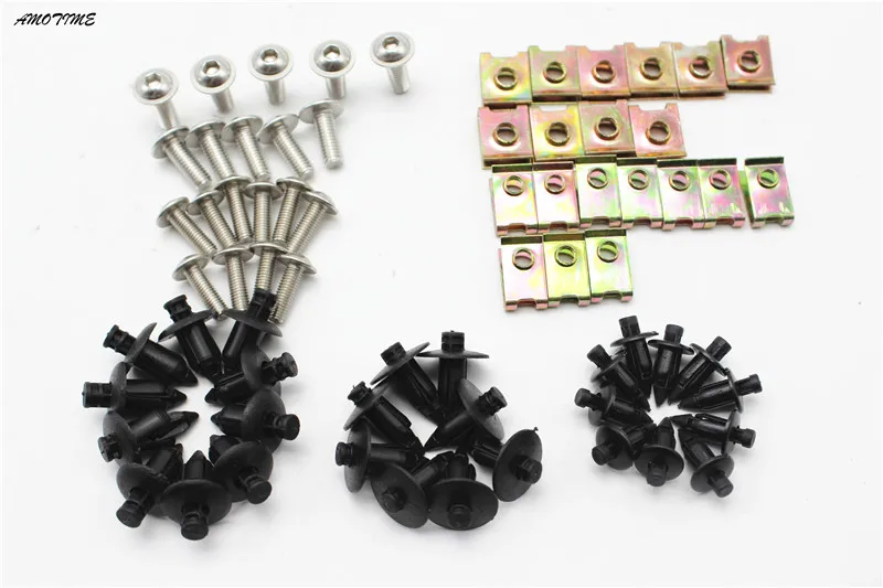 

Motorcycle Accessories 1set Fairing windshield Body Work Bolts Nuts Screws For Honda NC750S NC750X CBR900RR CBR929 CBR954