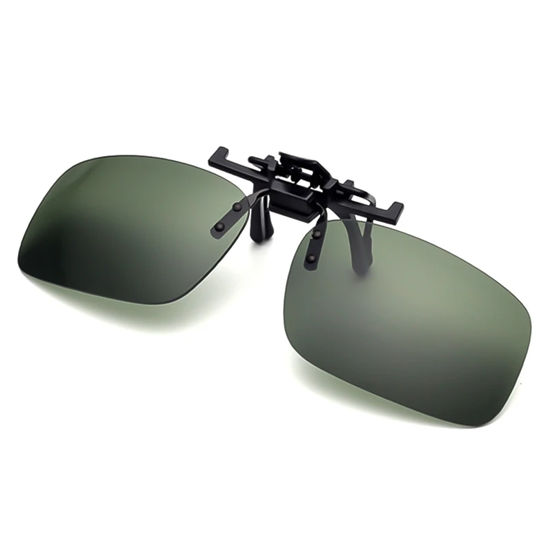 Polarized Clip On Sunglasses Driving Night Vision Lens Sun Glasses Male Anti-UVA For Men Women With Case & Glasses Cloth Polarized Clip On Sunglasses Driving Night Vision Lens Sun Glasses Male Anti-UVA For Men Women With Case & Glasses Cloth