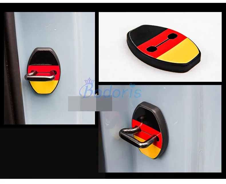 

For Volkswagen VW Beetle 2Pcs Fashion 3 Color Door Lock Cover Excellent Auto Case Car Styling Accessories