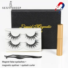 SEXYSHEEP накладные ресницы на магнитах набор натуральный накладной магнит для ресниц ресницы Магнитный жидкий подводка для глаз и магнитный ненастоящий набор ресниц