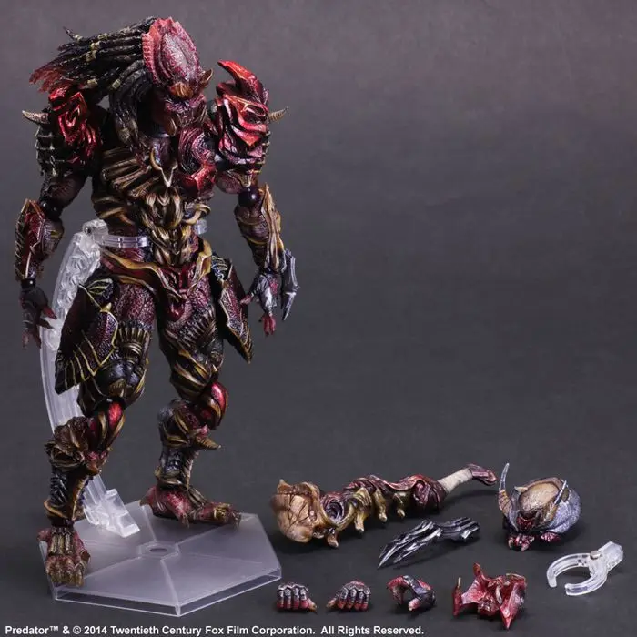 

Predator Action Figure Playarts Kai Anime Toy Movie Alien Hunter Play Arts Kai Predator 270mm Collection Model