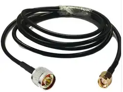 N мужчин и SMA мужской разъем RG58 кабель переменного тока, 50-3 Wi-Fi коаксиальный кабель rf UHF антенный считыватель кабель-удлинитель кабель 2 м-20 м