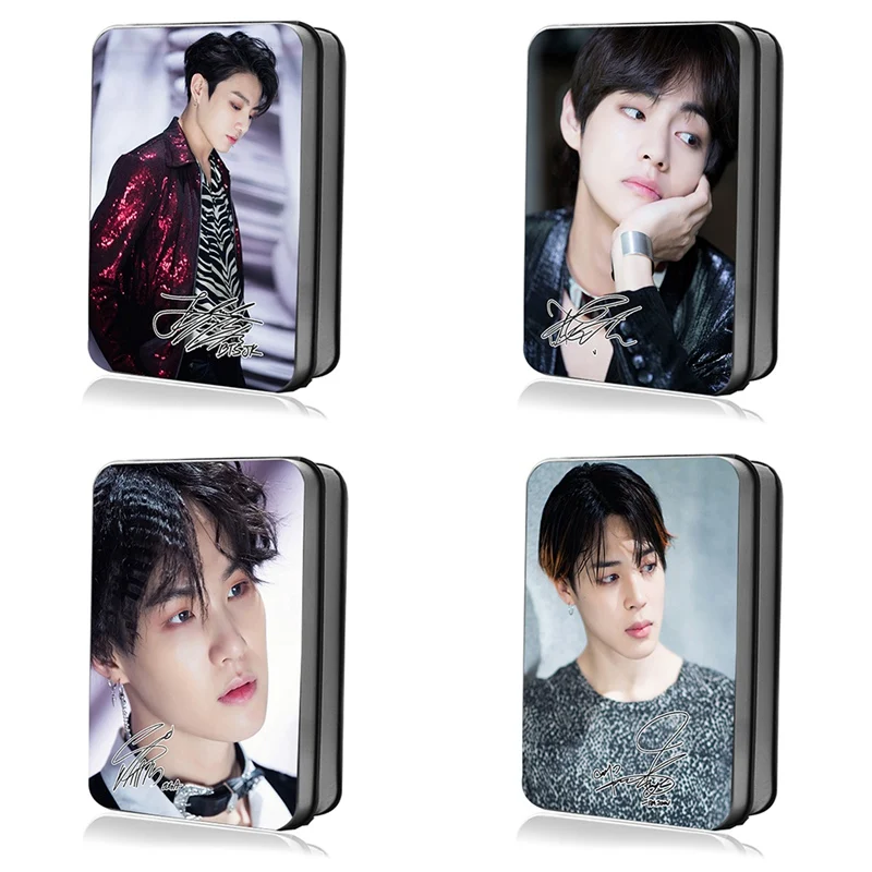 

Kpop FAKE LOVE Lomo Photo Cards JUNG KOOK V Signature Photocard Poster 30pcs/set
