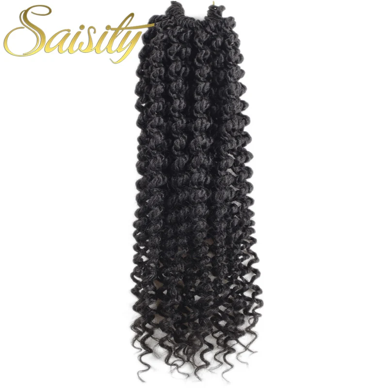 Saisity Ricci Estensioni Dei Capelli Del Crochet Ombre Intrecciare I Capelli Alla Rinfusa Della Boemia Dei Capelli Sintetica Resistente Al Calore Per Uncinetto Trecce