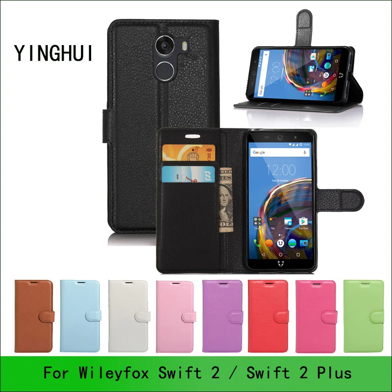 

For Wileyfox Swift 2 / Swift 2 Plus Case Luxury Flip PU Leather Stand Case For Wileyfox Swift 2 / Swift 2 Plus Book Style Cover