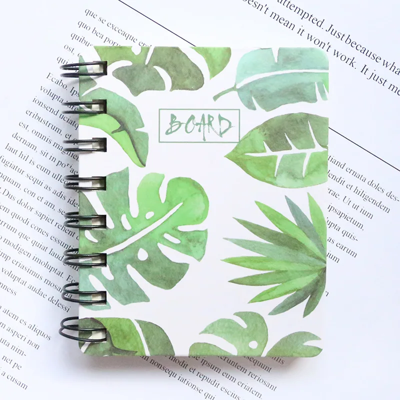 Записная книжка EZONE Coli для Studnts Notes Planner Agenda Kawaii фрукты/Кролик Фламинго напечатанный спиральный блокнот дневник путешественника поставка - Цвет: 10