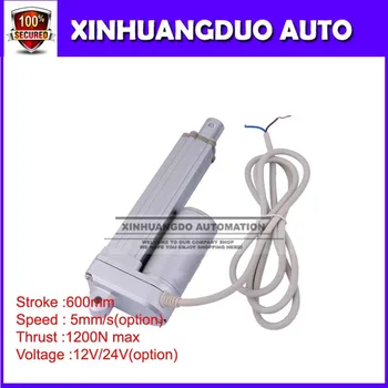 

Best !!12V/24V 600mm stroke 1200N micro linear actuator electric linear actuator TV lift high speed linear actuator