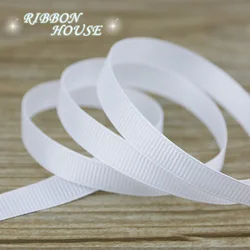Wholesale 1/4 Inch Grosgrain Ribbon - 100 Yards for Gift Wrapping and Holiday Decorations (WHITE)