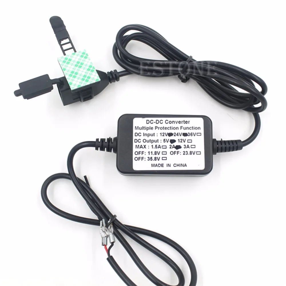 Автомобильный стиль USB Powerport 12V 2.1A двойное зарядное устройство для смартфона iPhone Android GPS для мотоцикла Прямая