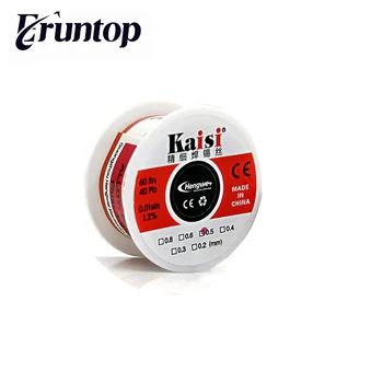 

1PCS Fine Solder Wire 1.2% Flux Reel Tube Tin lead Core Soldering Sn60 / Pb40 for Precise Welding (0.3mm/0.4mm / 0.5mm / 0.6mm)