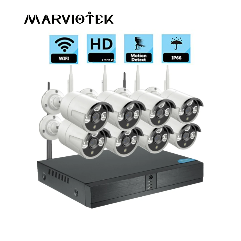 

Wireless security camera system outdoor 8CH CCTV Camera System 1080P ip camera WiFi Vidio Surveillance Kit onvif wifi camera set