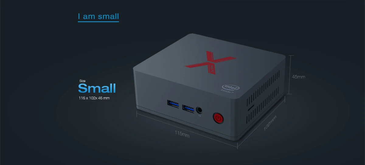 BT3 X Mini PC Windows 10 компьютер 4 GB Оперативная память 64G SSD Intel Celeron J3355 Процессор