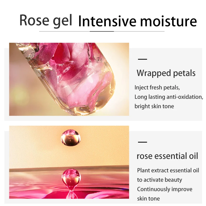Fonce концентрат розы эфирное масло ниациamосветляет цвет лица увлажняющий тоник мужской и wo мужской смягчающий лосьон 80 мл