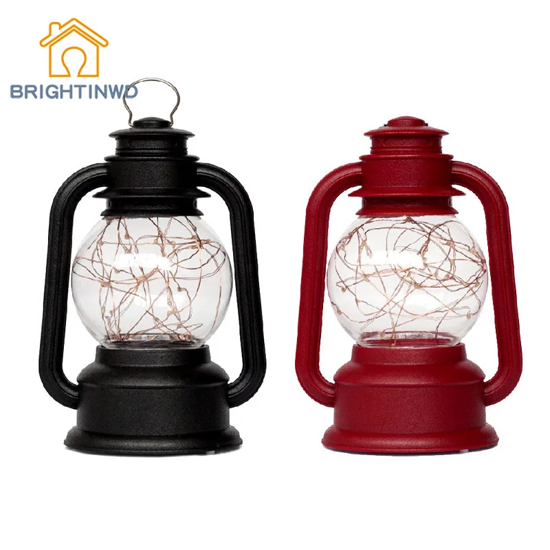 

BRIGHTINWD Retro Usb2W Night Light Kerosene Lamp Creative Fire Tree Silver Flower Led Night Light Cloud Party Decorations