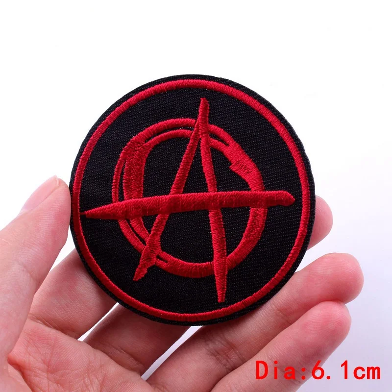 Prajna DIY патчи с утюгом на ленте железные вышитые военные значки НЛО хиппи череп для