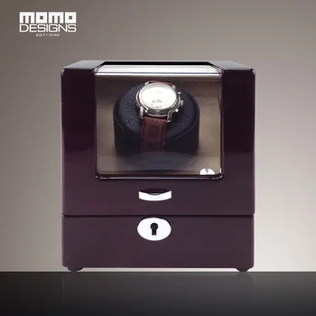

2017 Watch winder box Wooden watch display NEW JAPAN motor winder Mens watches storage box momodesigns