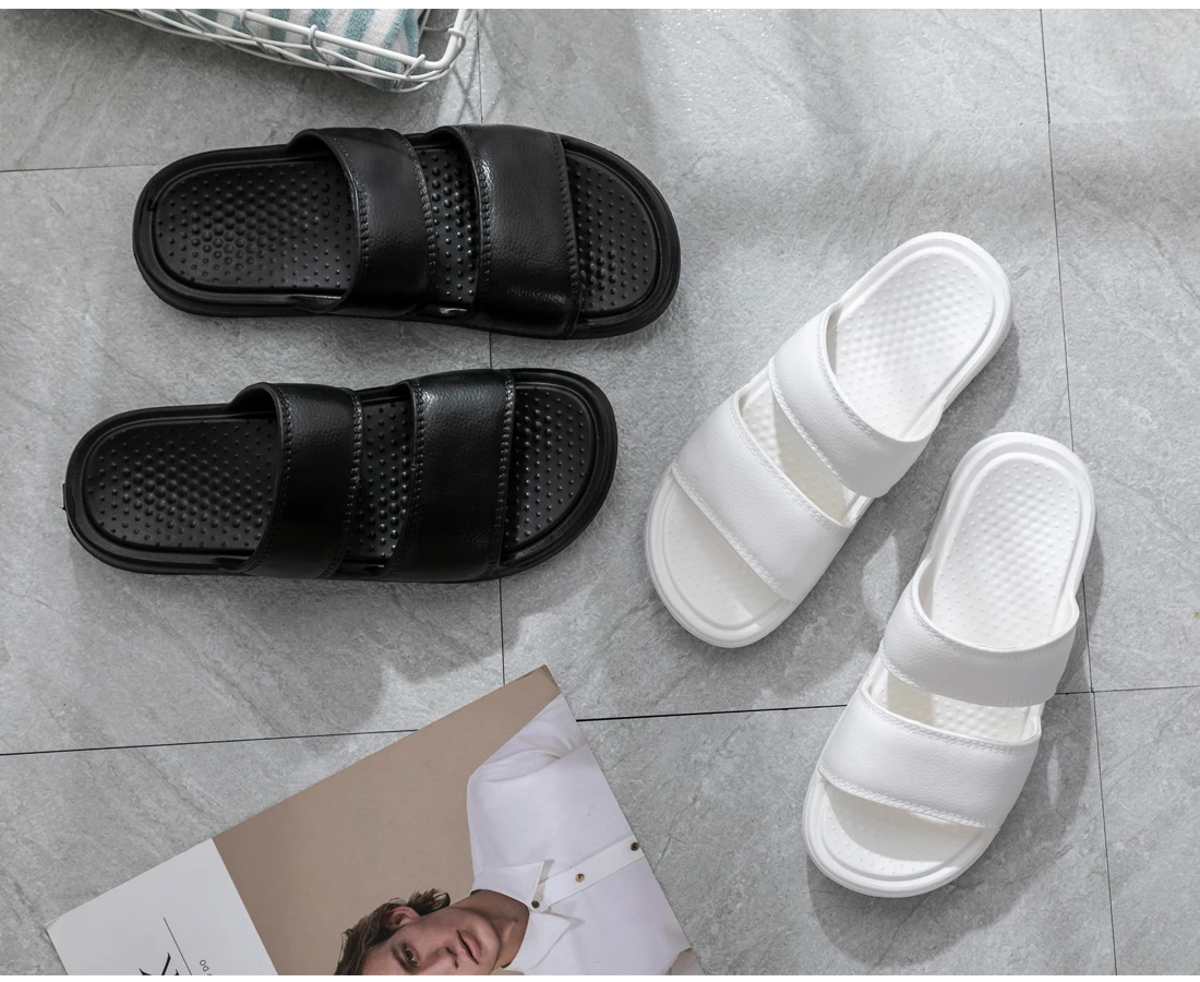 New Xiaomi Men Slippers Summer Sandals Beach Flip Flops Home bathroom Slippers Shoes Male Slides Soft Sole Unisex Slippers