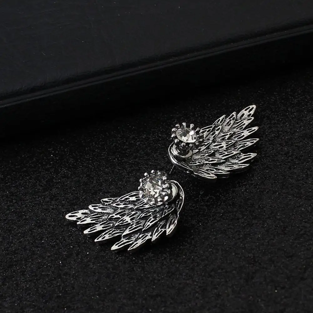 XIUFEN женские серьги-гвоздики модные серьги в форме крыла ангела Модные Крылья гвоздики уникальные ювелирные изделия