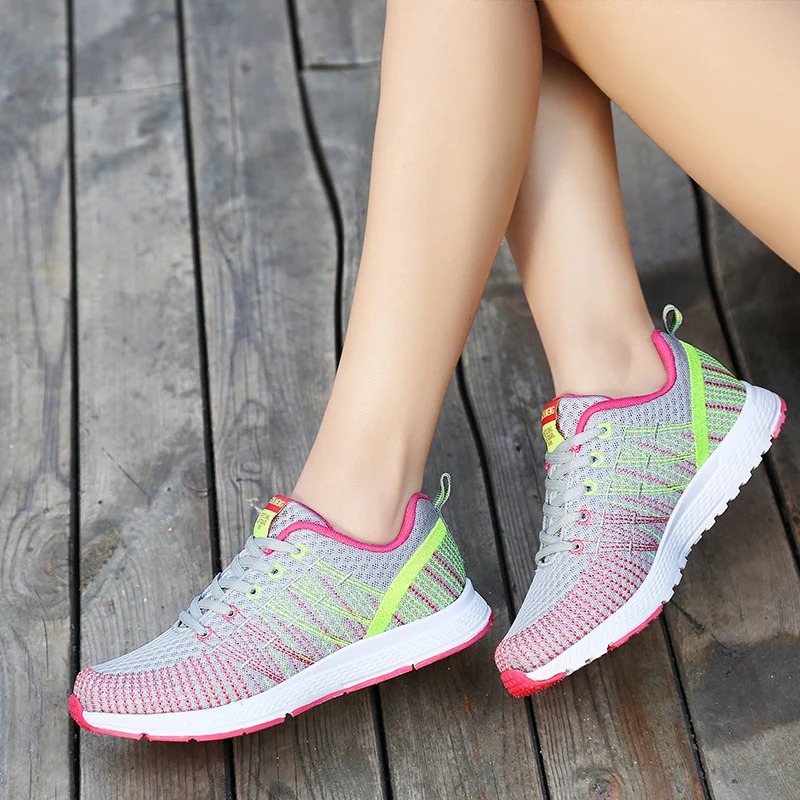 LUONTNOR/спортивная женская обувь на подушке; спортивная обувь; уличные дышащие кроссовки с розовым сетчатым верхом; женские спортивные кроссовки с амортизацией; кроссовки для бега