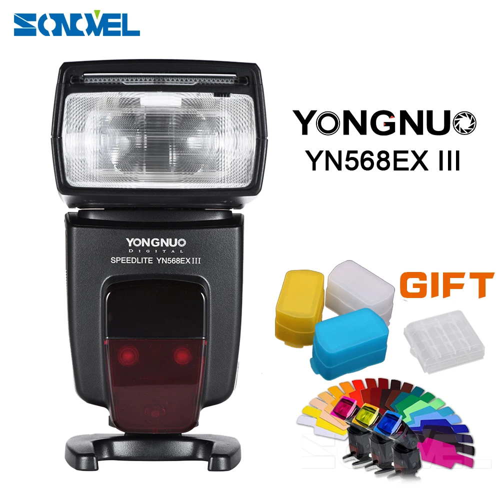 Вспышка Yongnuo для CANON Высокоскоростная синхронизация 1/8000s YN568EX III TTL Master 800D 760D 750D 77D 60D