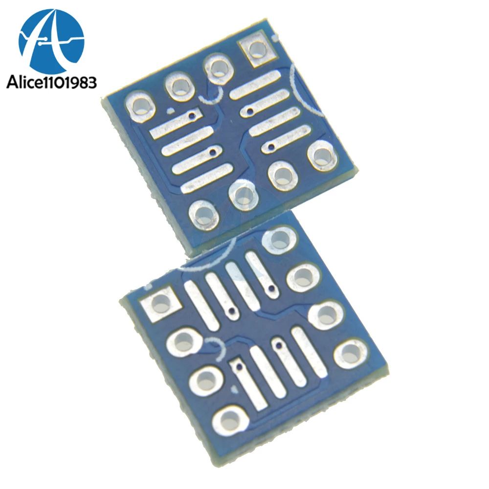 10 шт. SOP8 SO8 SOIC8 К DIP8 Interposer плата адаптер для печатной платы пластина Модуль Шаг ширина 7,62 мм шаг 2,54 мм DIY