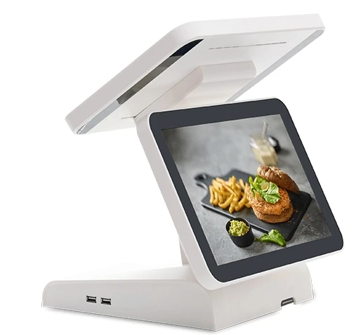 

12 inch dual lcd touc screen android pos terminal device, android tablet Electronic caRD Consumer Machine pos TERMINAL desktops