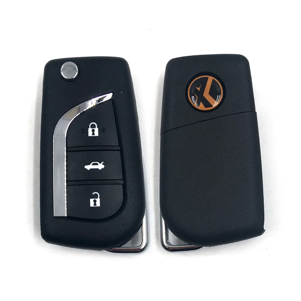 

1pc wire XKTO00EN Xhorse VVDI2 English Version Universal Remote control Key 3 button for Toyota Style for VVDI Key Tool