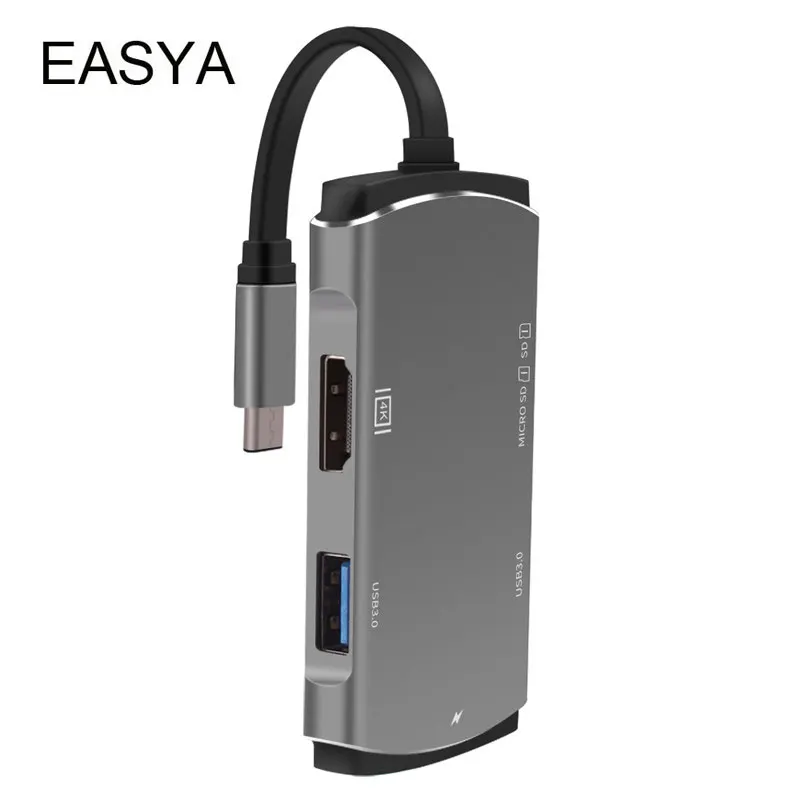 

EASYA USB C HUB to HDMI Adapter support Dex Mode for Samsung Galaxy S8 Note USB Type-C Hub with PD for Macbook Pro USB Hub 3.0